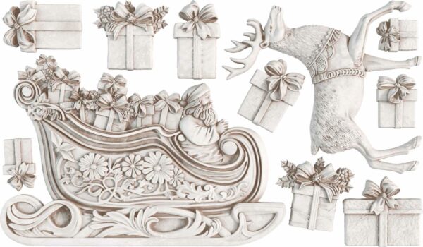 Santa's sleigh , traineau du père Noel IOD – Image 2