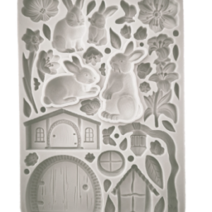 Moule silicone lapin stamperia
