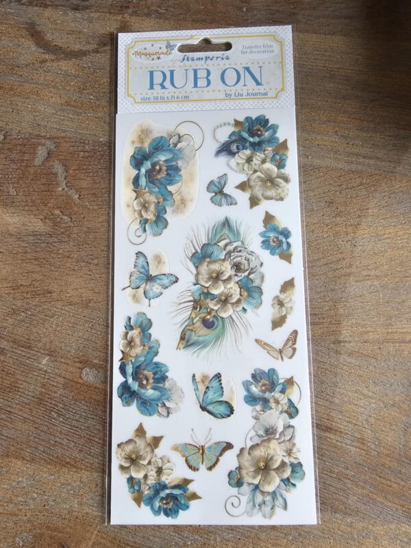 Rubon petits transferts masquarade fleurs
