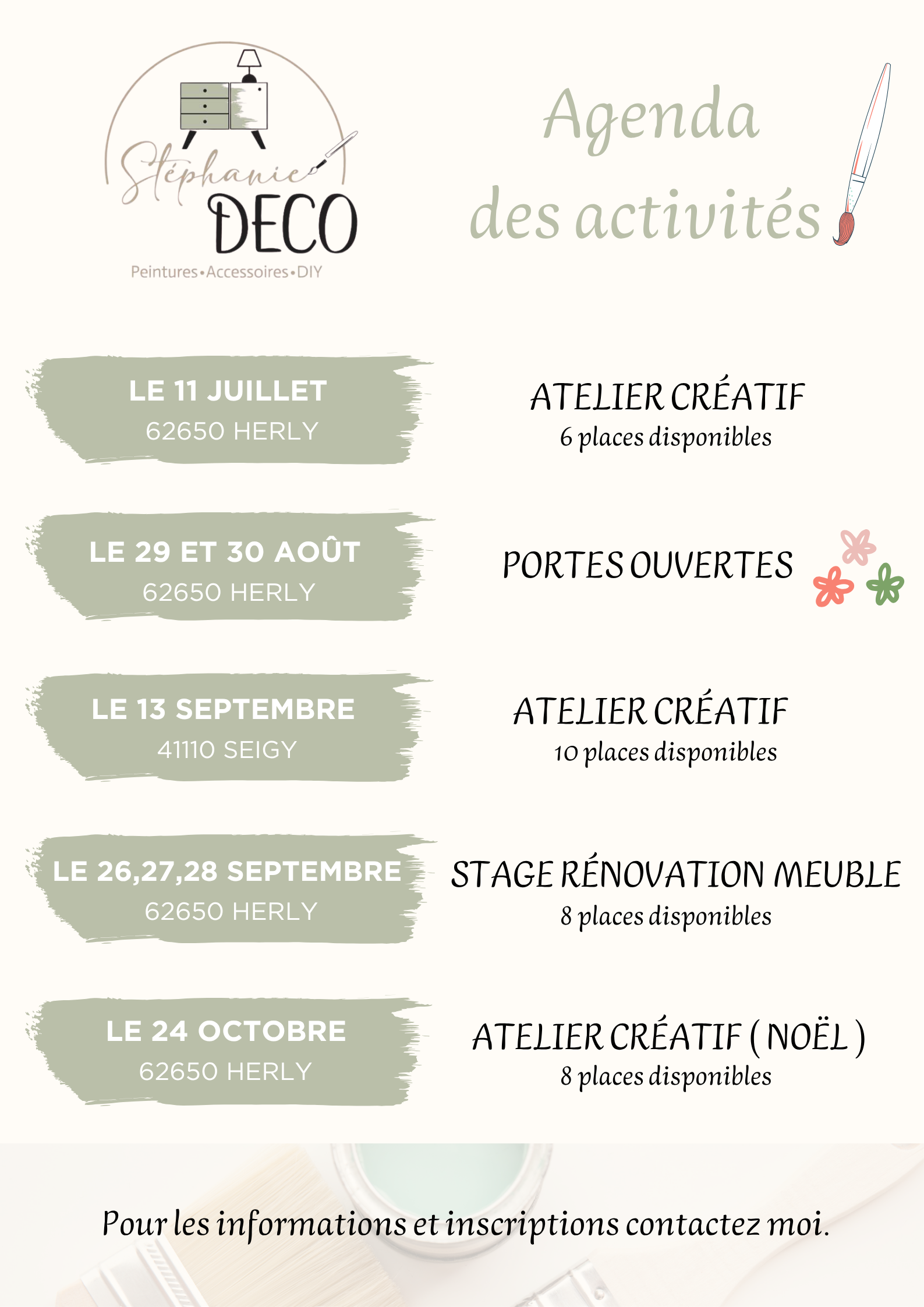 Affiche atelier Affiche des ateliers