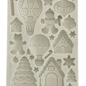 Moule silicone Bonbons de Noel pains d'épices