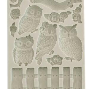 Moule silicone maison du hibou branche