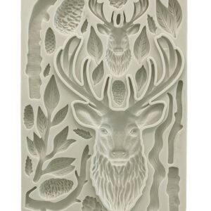 Moule silicone maison du hibou cerf Stampéria