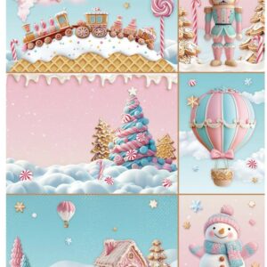 Papier de riz candy cartes