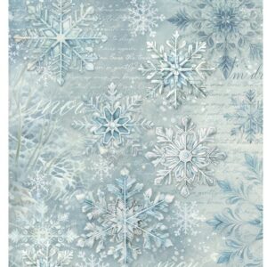 Papier de riz maison des chouettes flocons
