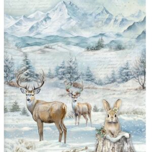 Papier de riz maison des chouettes la faune