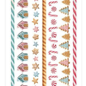 Rubon bonbons de Noel rayures