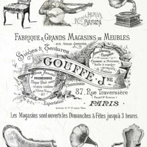 Papier de riz Fabrique grands magasins fauteuils ITD