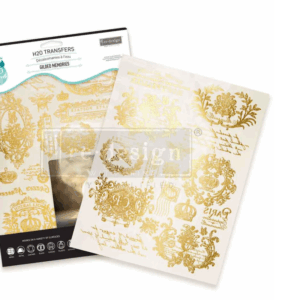 H2O Transfers Gold – Gilded Memories – 2 sheets, 8.5″x11″