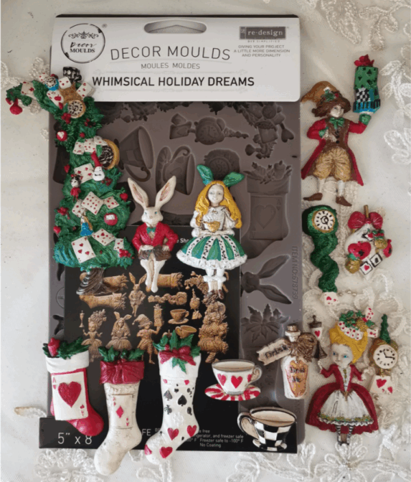 Moule silicone Whimsical Holiday Dreams Redesign