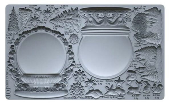 Moule silicone Snow Globes IOD