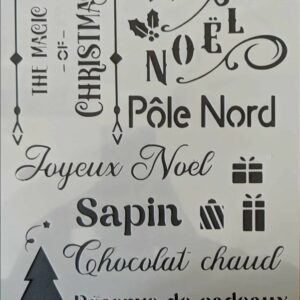 Pochoir Noel