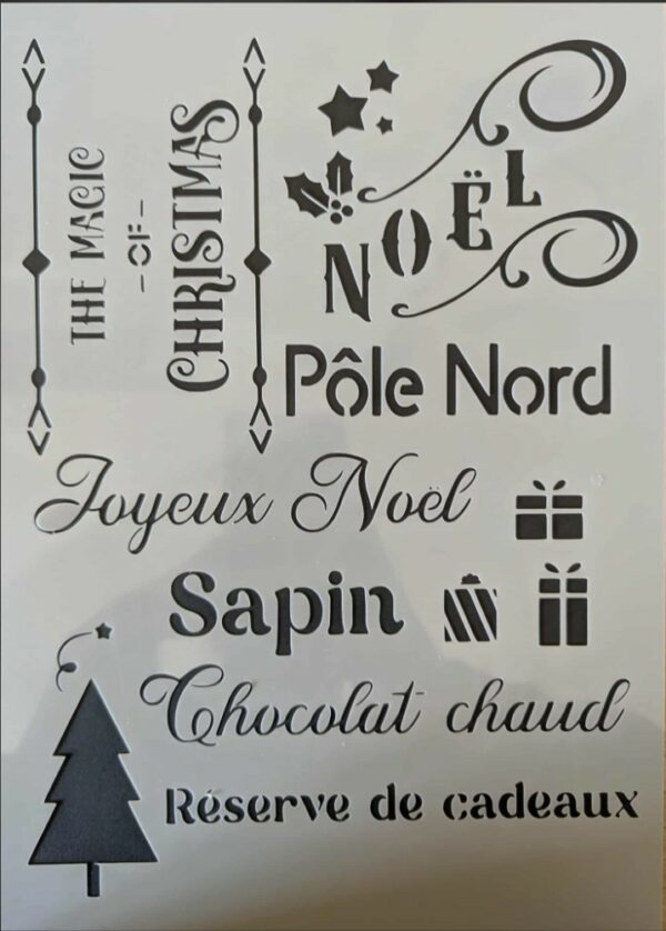 Pochoir Noel