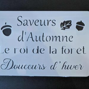 Pochoir automne