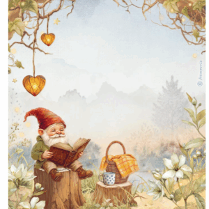 Papier de riz Whispering woods gnome
