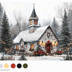 A4 Decoupage Fiber - Cozy Barn Blessings