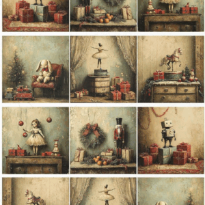 Papier de riz jouets anciens