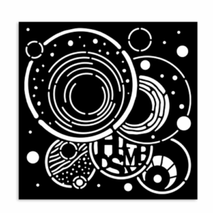 Pochoir firby Friends cercles