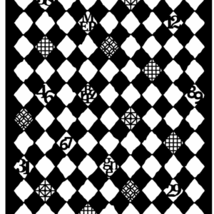 Pochoir furby friends losange