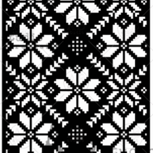 Pochoir fleurs de Noel