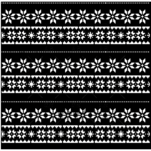 Pochoir pull de Noel