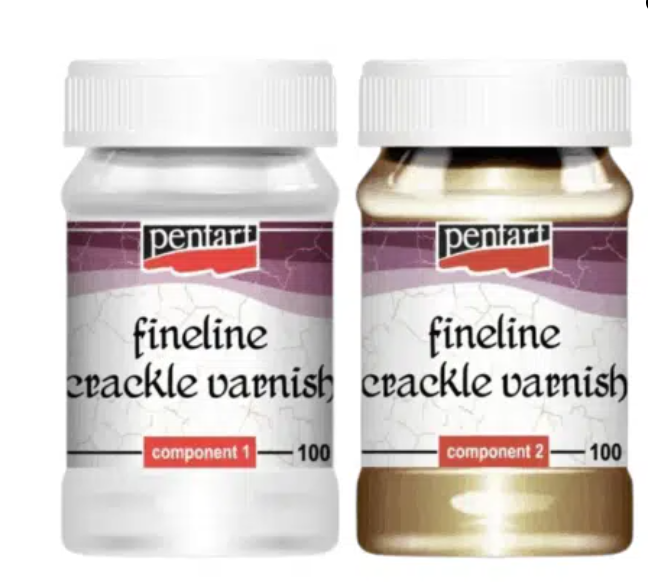 Fineline Crackle (Vernis Craqueleur) Pentart – 2x100ml