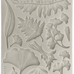 Moule Stamperia Silicone A5 Herbarium Silvae Botanical Leaf Collection