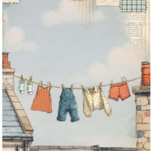 Papier de riz Linge familial propre