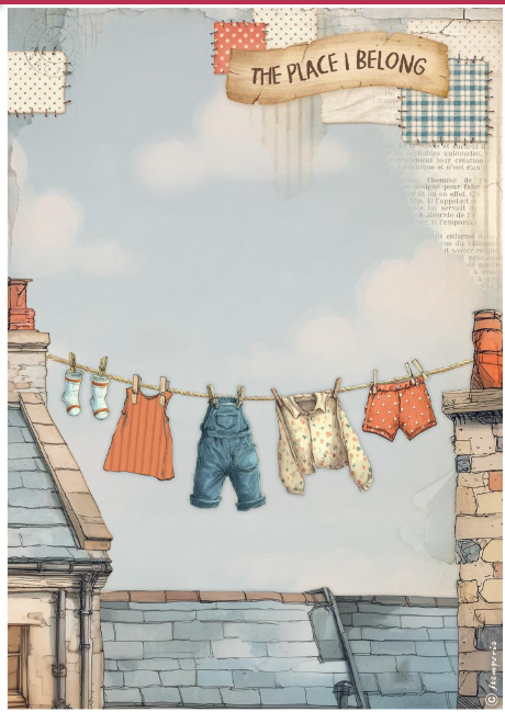 Papier de riz Linge familial propre