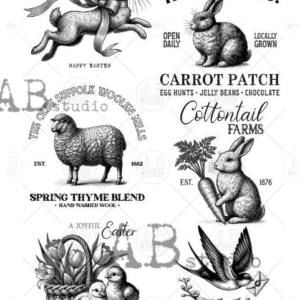 Papier de riz farhous lapins 11O