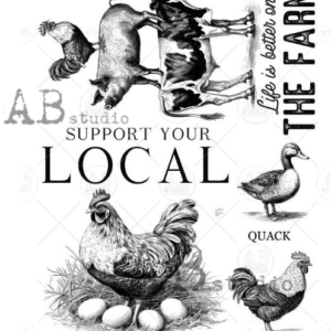 Papier de riz farmerhouse 111