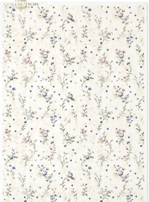 Papier de riz fleurs 152 ITD Collection