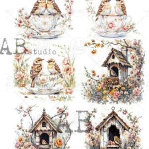 Papier tasses et nichoirs 108