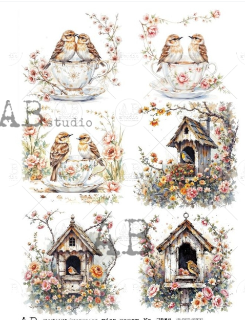 Papier tasses et nichoirs 108