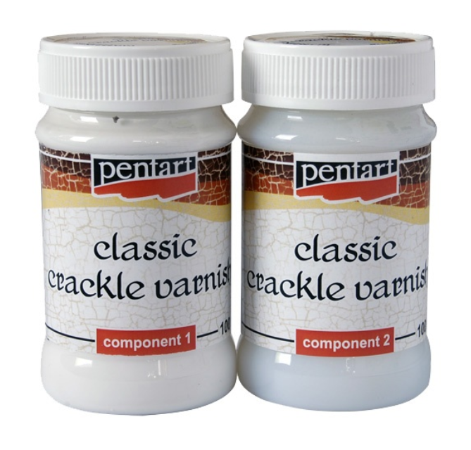 Produit à craqueler 2 compsants transparents