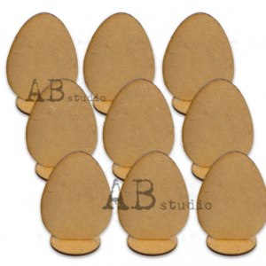 Lot oeufs de Paques 6 cm