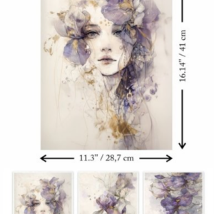 Papier de murier Série Jardin des Muses