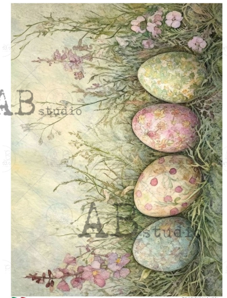 Papier de riz 4 oeufs 136