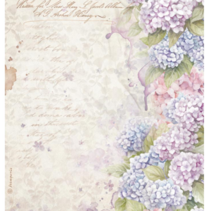 Papier de riz hortensia 78