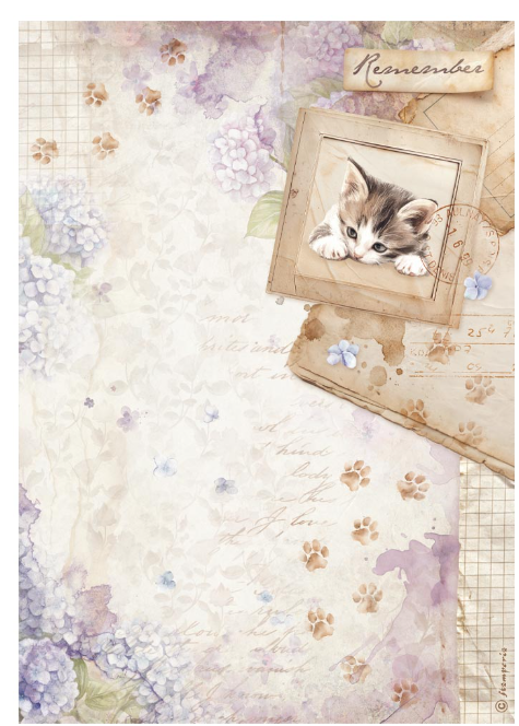 Papier fleurs minou 93