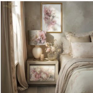 Papier murier pour meuble femme rose