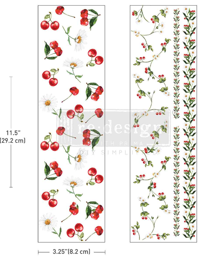 Transfert Daisy Cherry delight