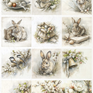 Papier de riz lapin 199