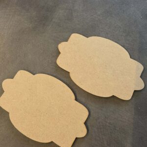 Lot de 2 étiquettes