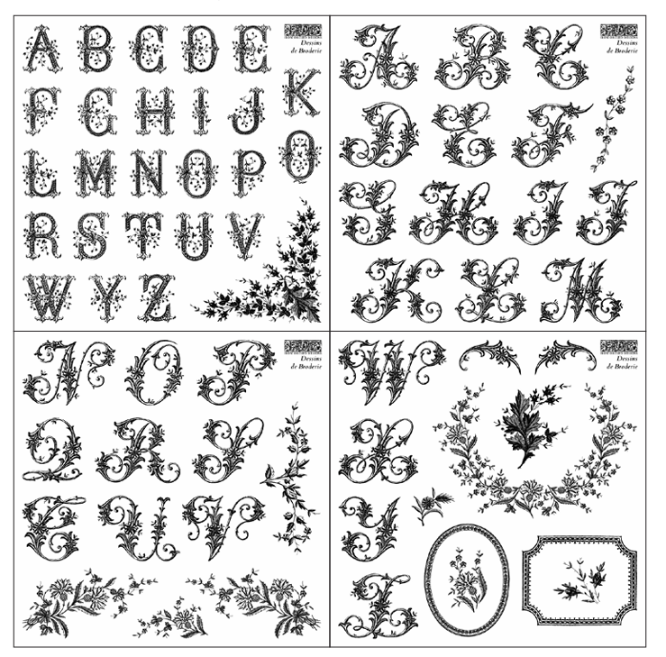 Dessins de broderie IOD