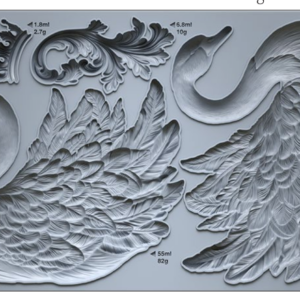 Moule silicone Swans IOD