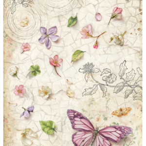 Papier de riz all around papillon