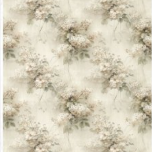 Papier de riz fond de fleurs anciens 239