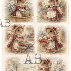 Papier de riz souris 212