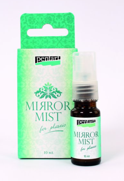 Peinture effet miroir sur plastique transparent 10 ml